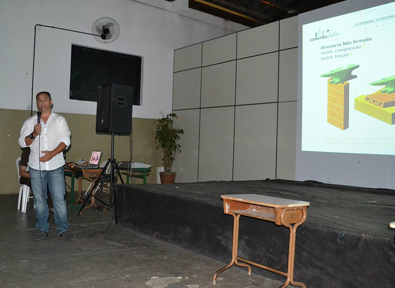 Palestra Sobre Alvenaria Estrutural no Centro Paula Souza | Amparo-SP